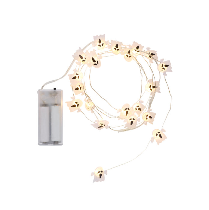 Lyskæde halloween m/20 LED - assorteret